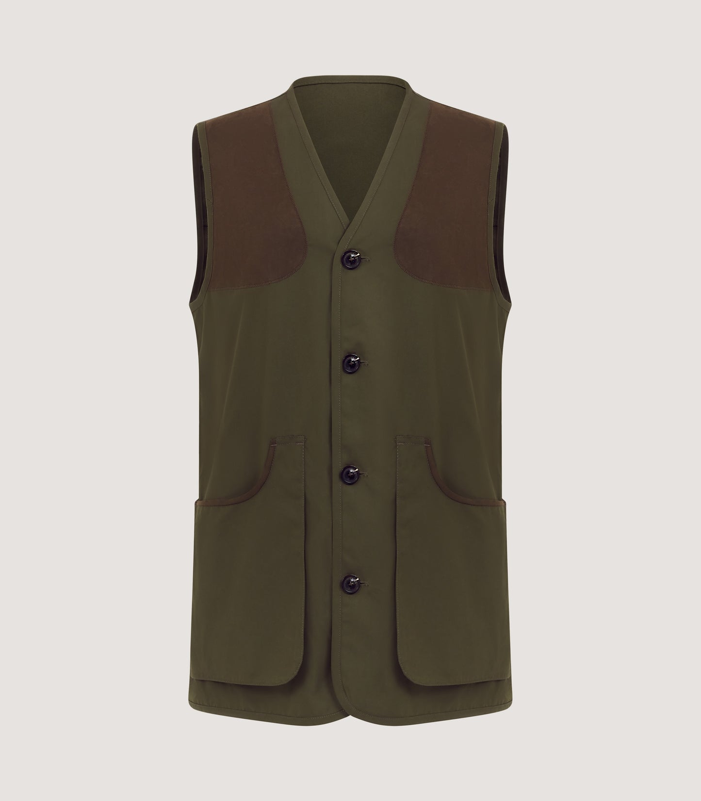 Men's Dawson Lightweight Shooting Vest in Dark Green