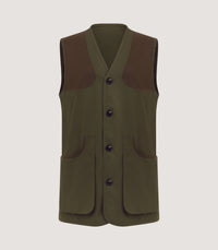 Men's Dawson Lightweight Shooting Vest in Dark Green