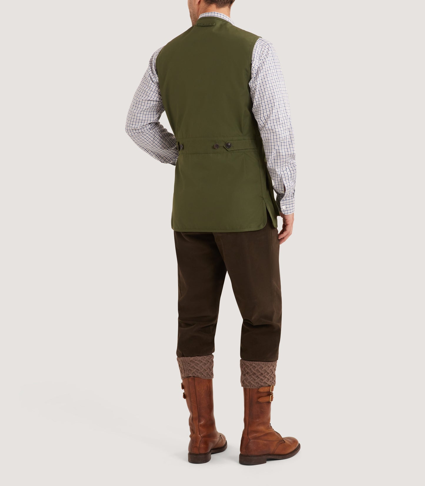 Men's Dawson Lightweight Shooting Vest in Dark Green