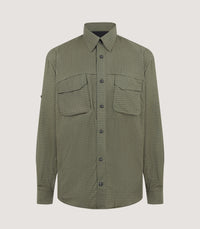 Men's Technical Merino Grouse Shirt in Loden