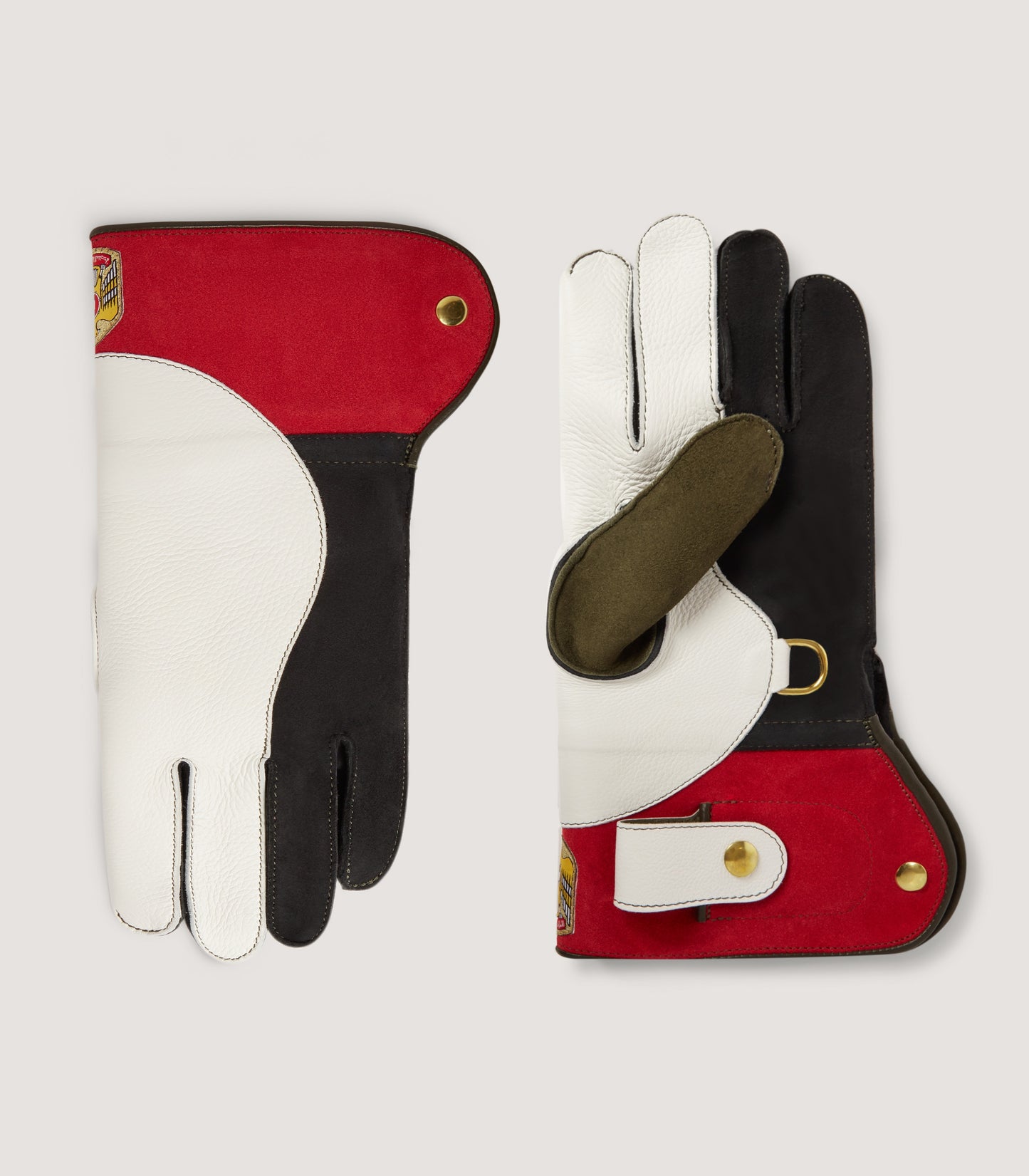 UAE Flag Falconry Glove with Knife Pocket