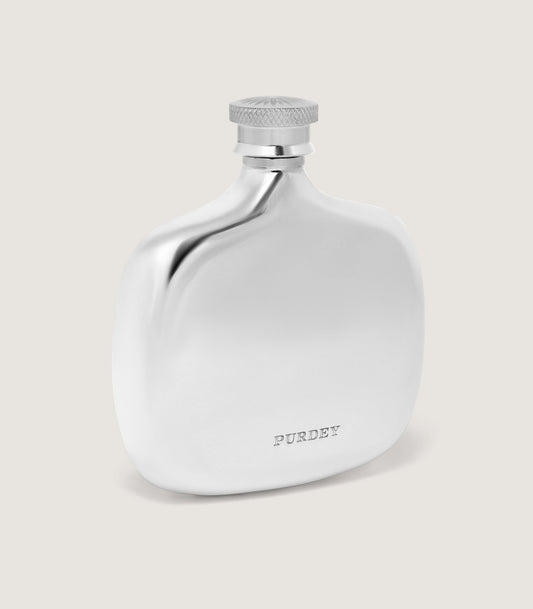 Small Pocket Flask In Pewter