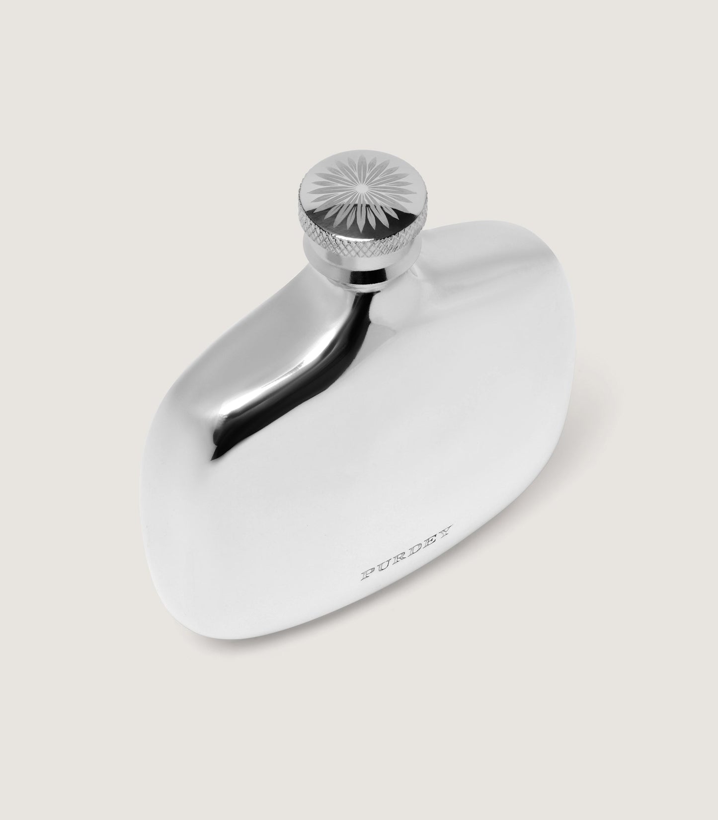 Small Pocket Flask In Pewter