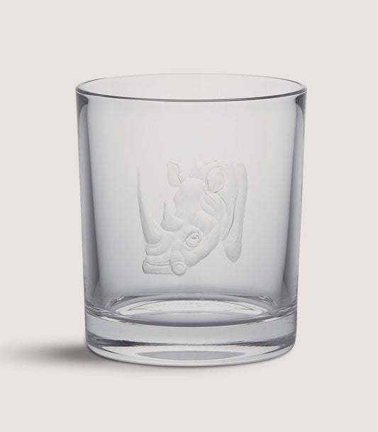 Big Five Crystal Tumbler - Rhino