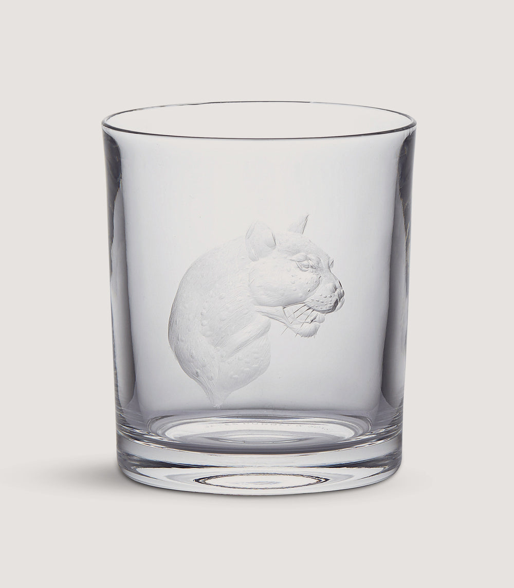 Big Five Crystal Tumbler - Leopard