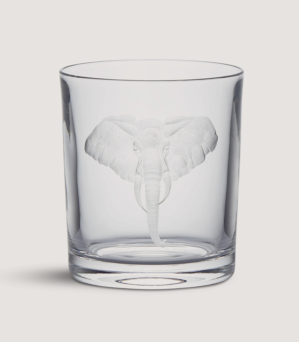 Big Five Crystal Tumbler - Elephant