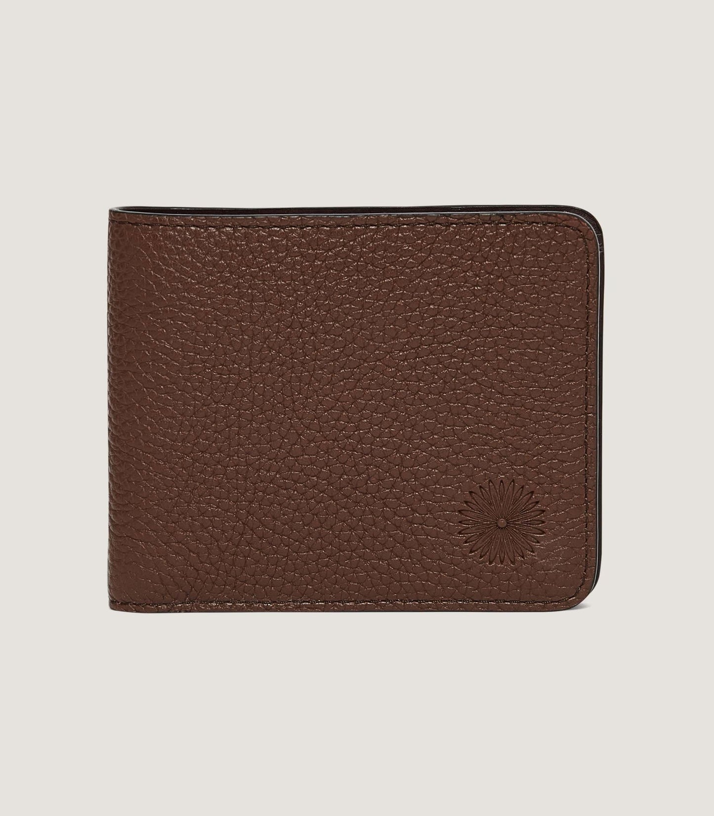 Featherburst Billfold Wallet in Cognac