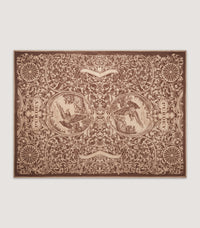 Rose and Scroll Landscape Blanket