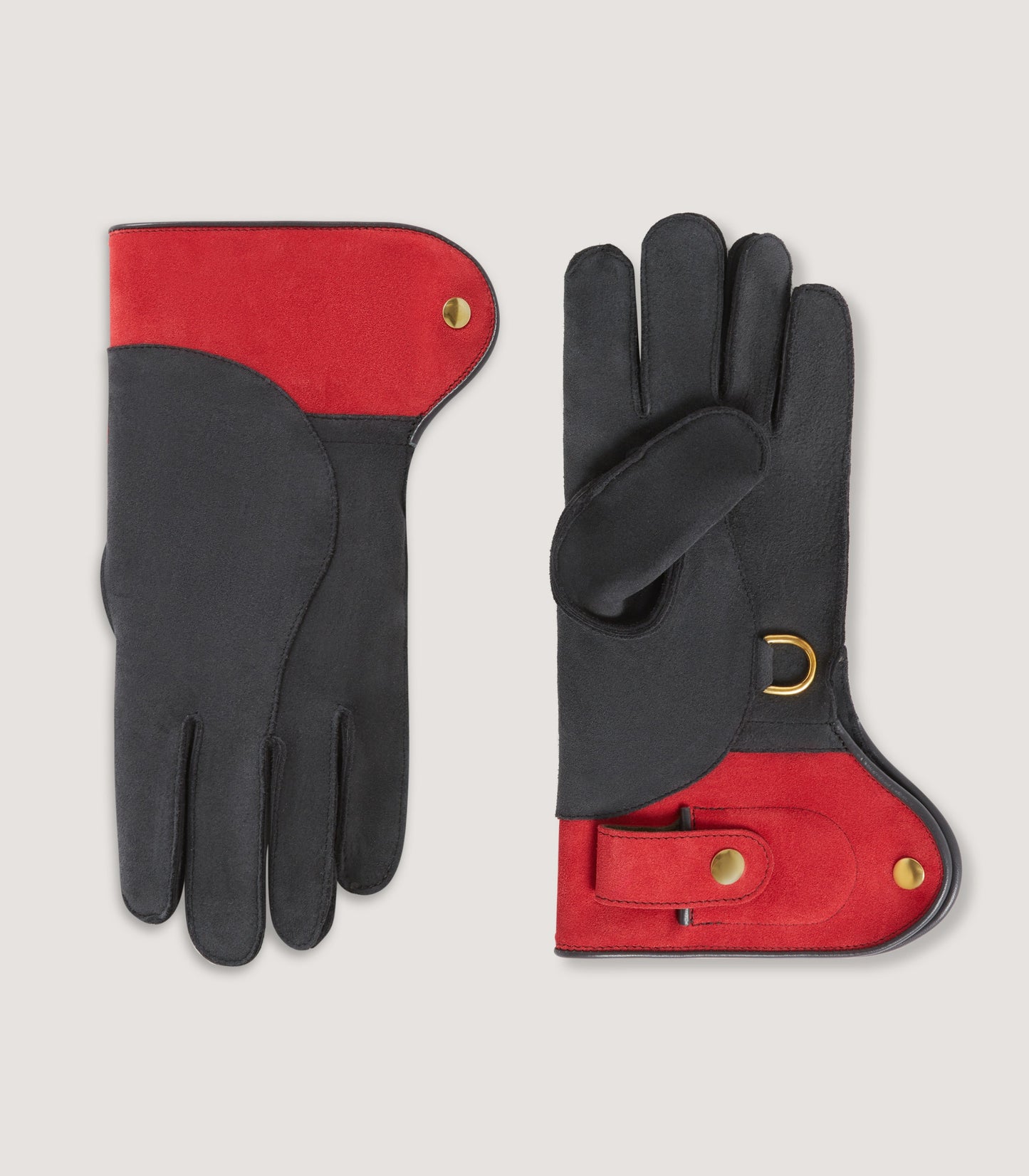 Two Colour Falconry Glove - Knife Pocket