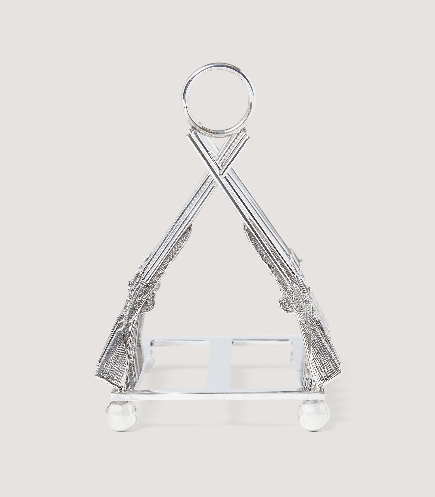 Silver Toast Rack In Silver