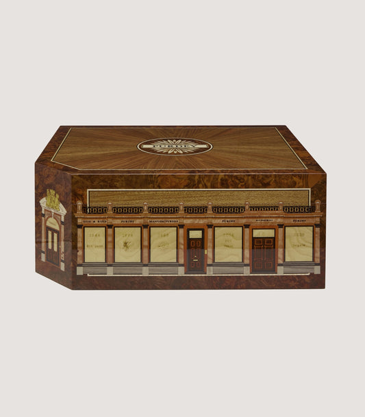 Audley House Marquetry Humidor In Natural