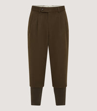 Men's Two Pleat Breek with Storm Cuff in Loden