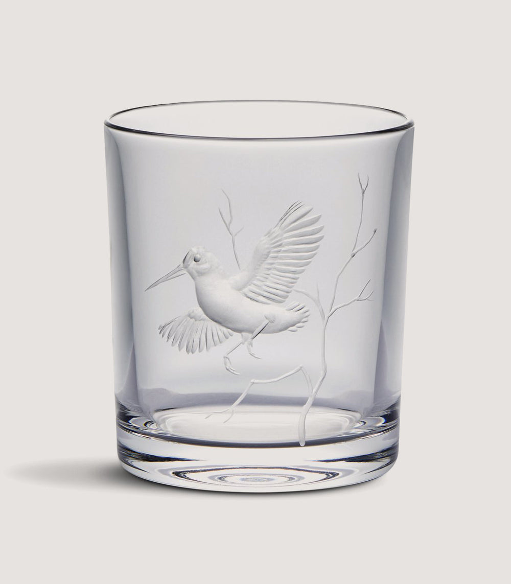Crystal Tumbler - American Woodcock