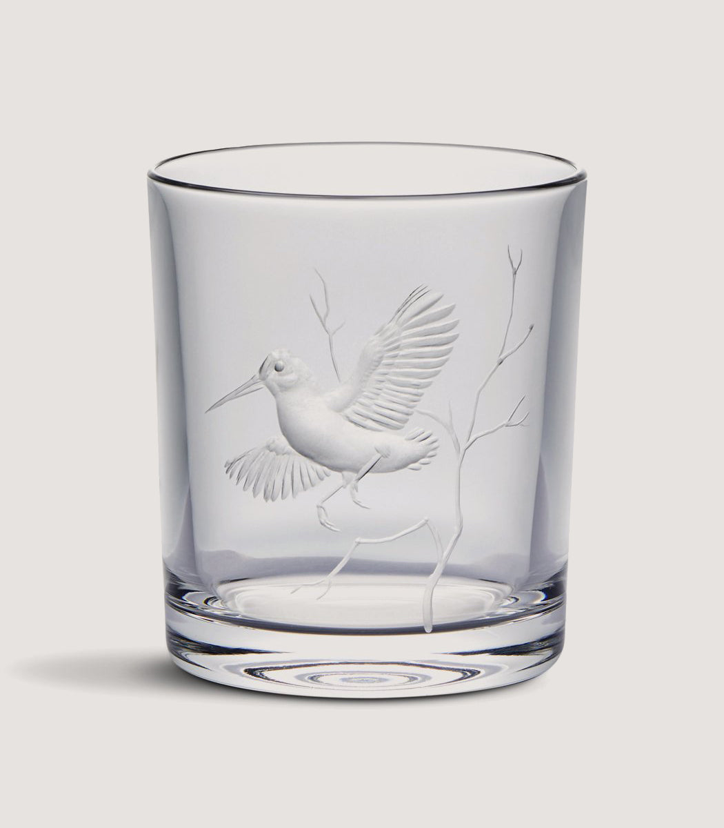 Crystal Tumbler - American Woodcock