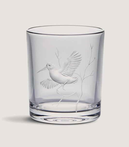 Crystal Tumbler - American Woodcock
