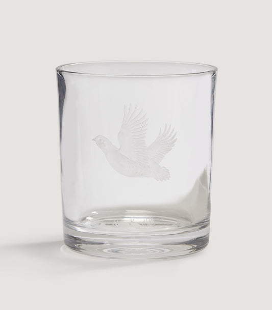 Crystal Tumbler - Chukar Partridge