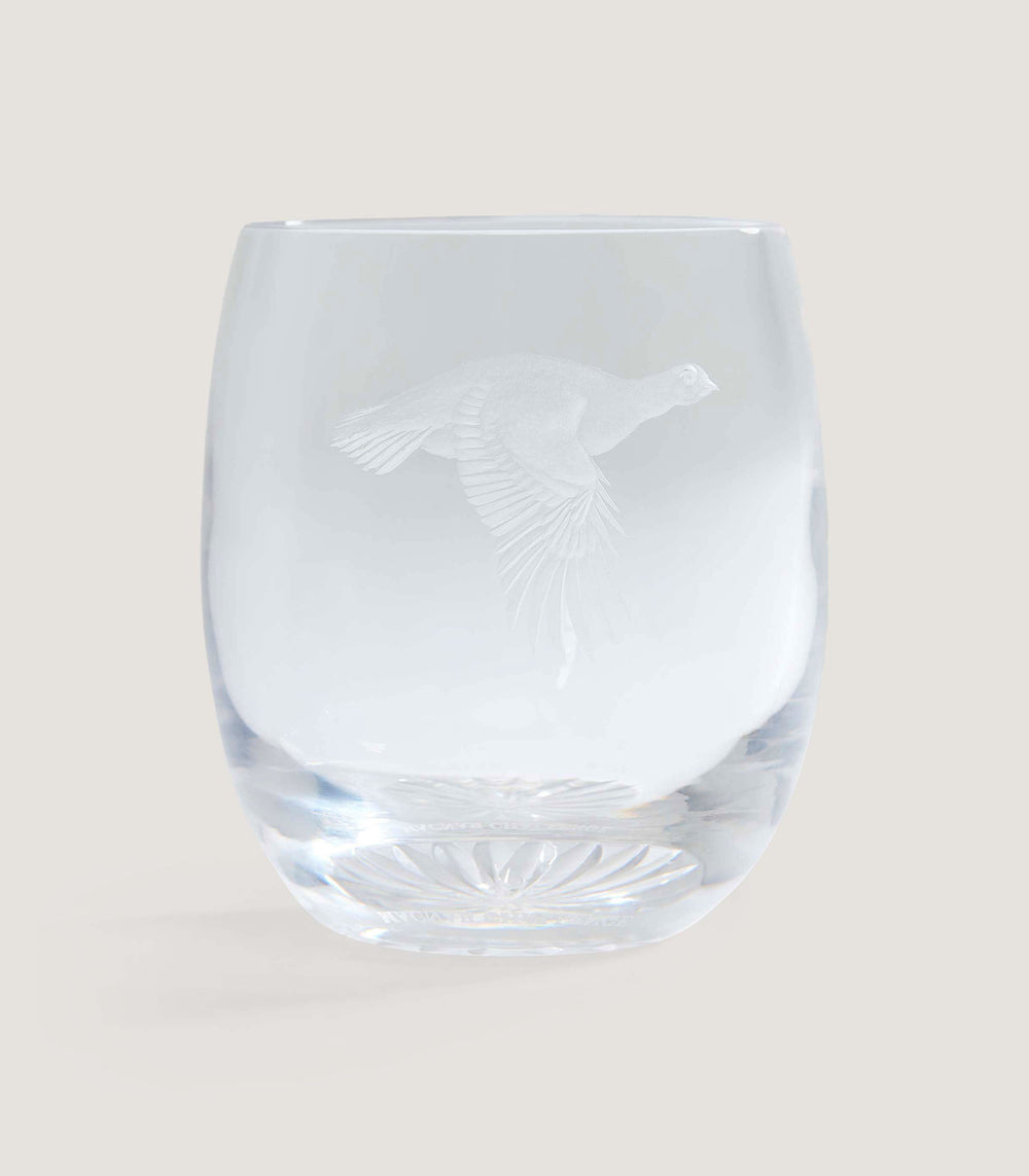 Copper Wheel Engraved Macnab Challenge Grouse Crystal Tumbler