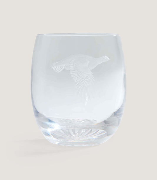 Copper Wheel Engraved Macnab Challenge Grouse Crystal Tumbler