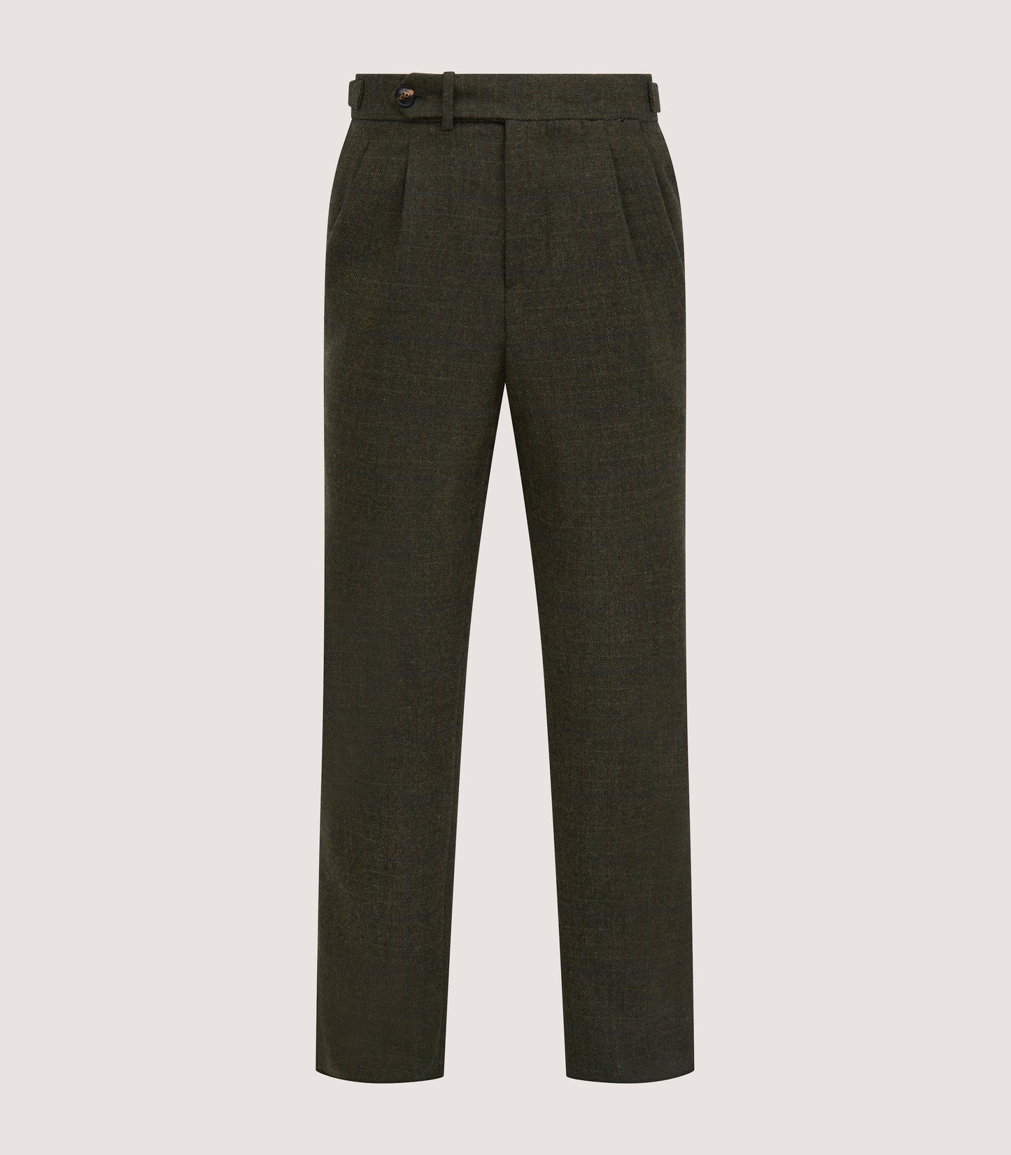 Men's Tweed Two Pleat Sporting Trousers In Strathbeg