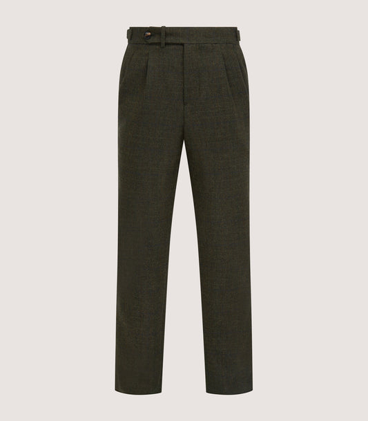 Men's Tweed Two Pleat Sporting Trousers In Strathbeg