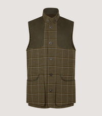Men's Tom Purdey High Collar Tweed Shooting Vest