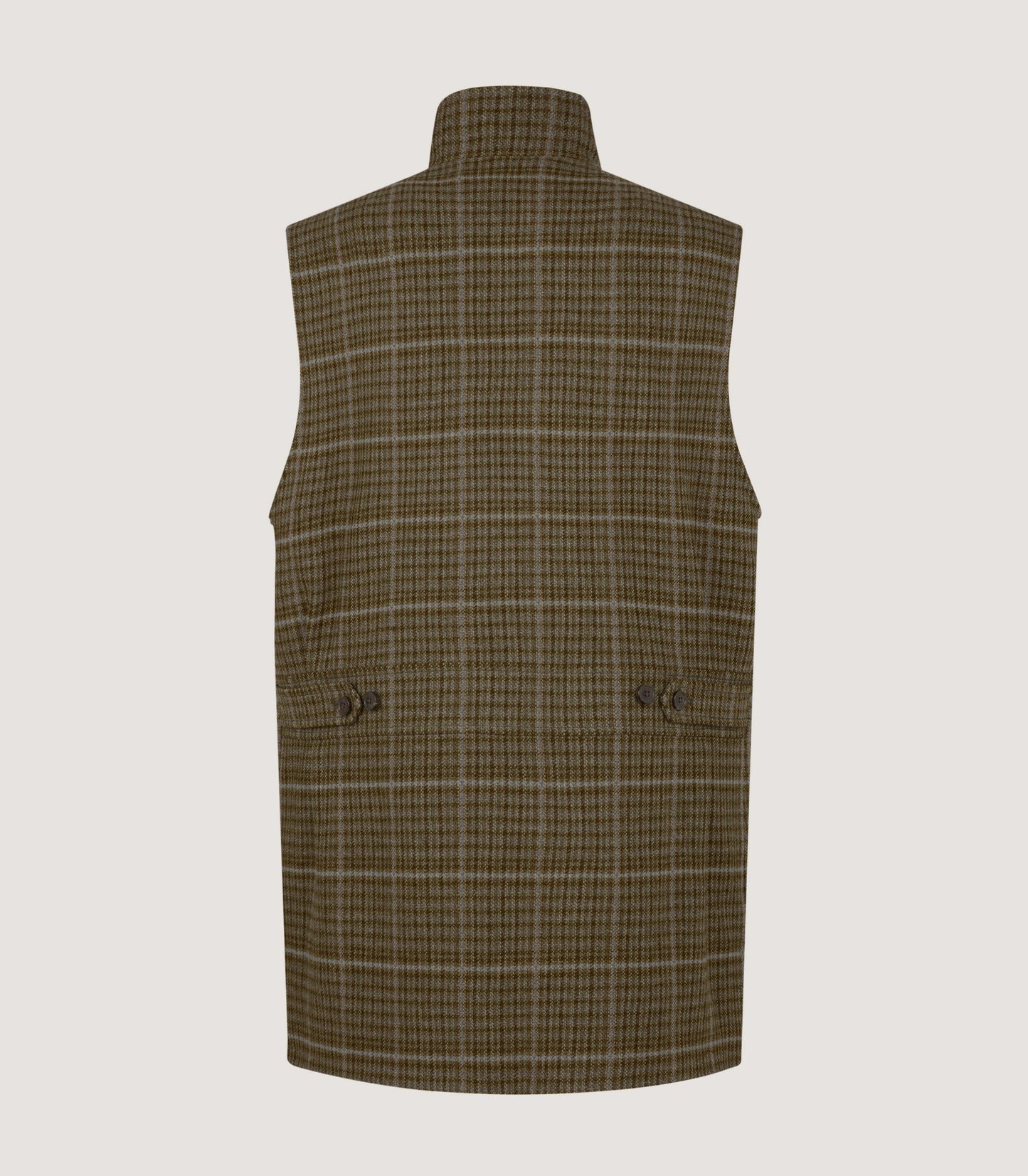 Men's Tom Purdey High Collar Tweed Shooting Vest