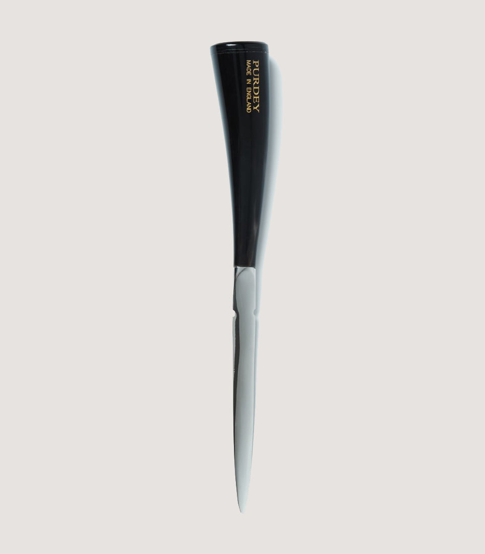 Dark Ox Horn Paper Knife In Dark