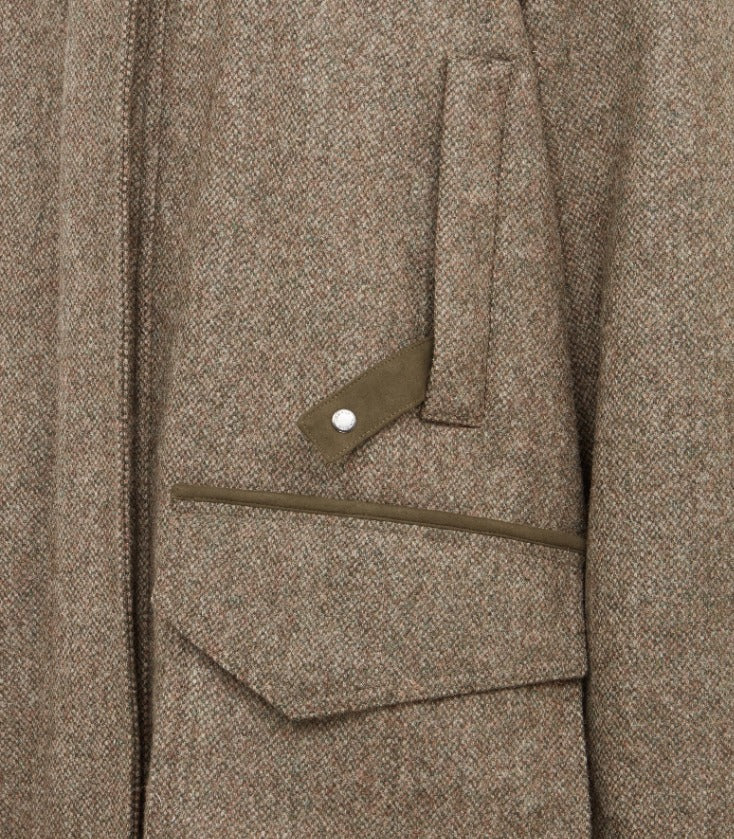 Women's Lightweight Tweed Field Coat in Acorn