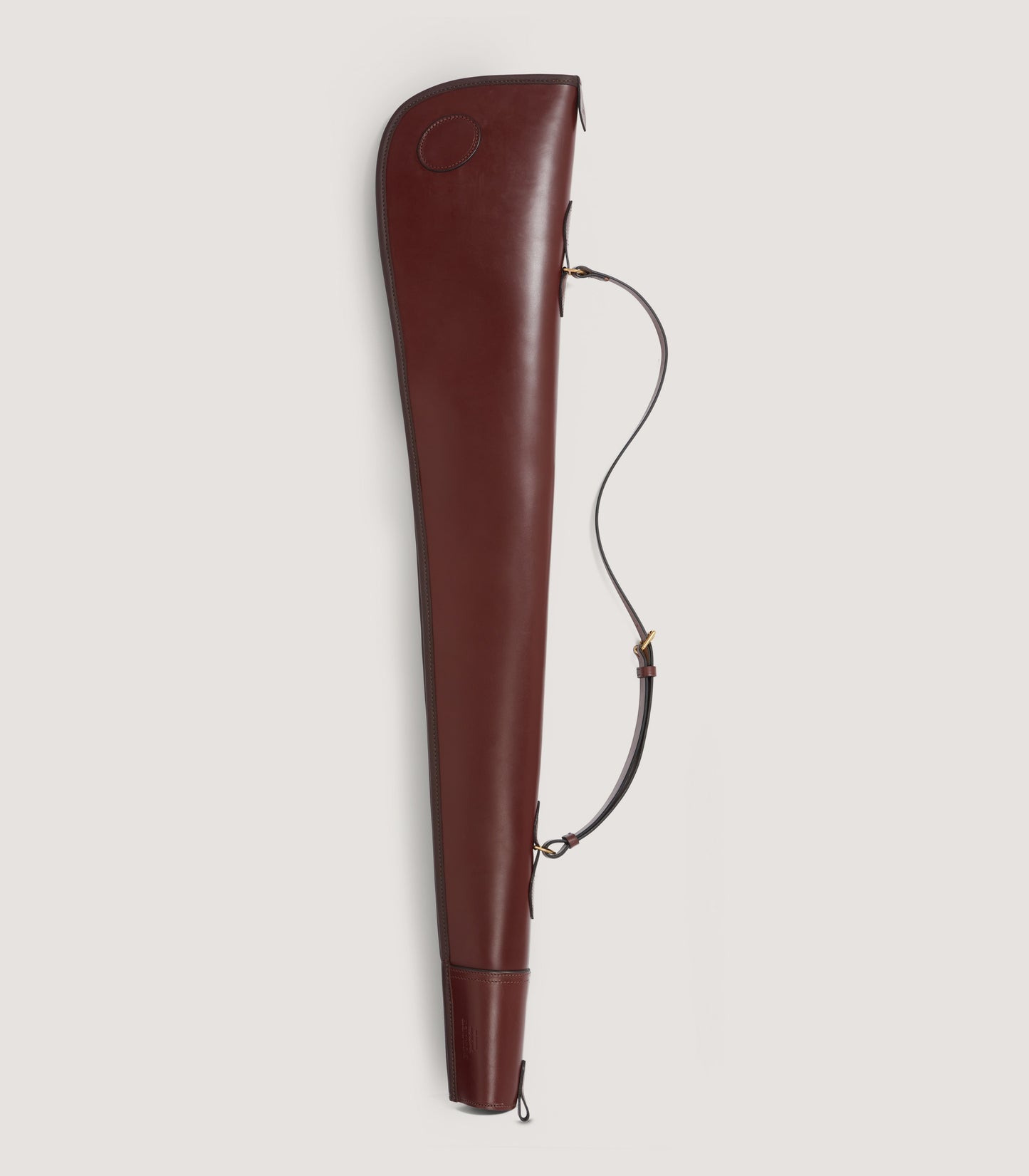 Bridle Leather Gun Cover in Chestnut