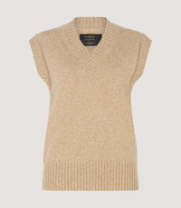 Women's Islay British Outdoor Vest in Camel