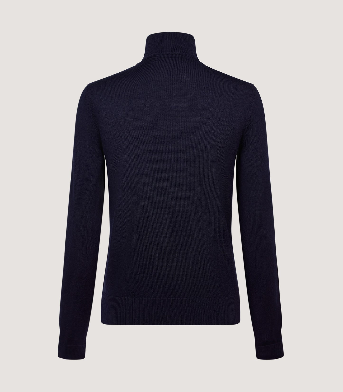 Men's Linton Quarter Zip Sweater in Midnight