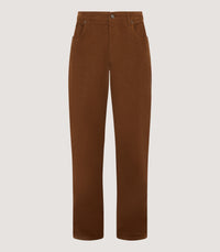 Men's Five Pocket Corduroy Trousers in Walnut