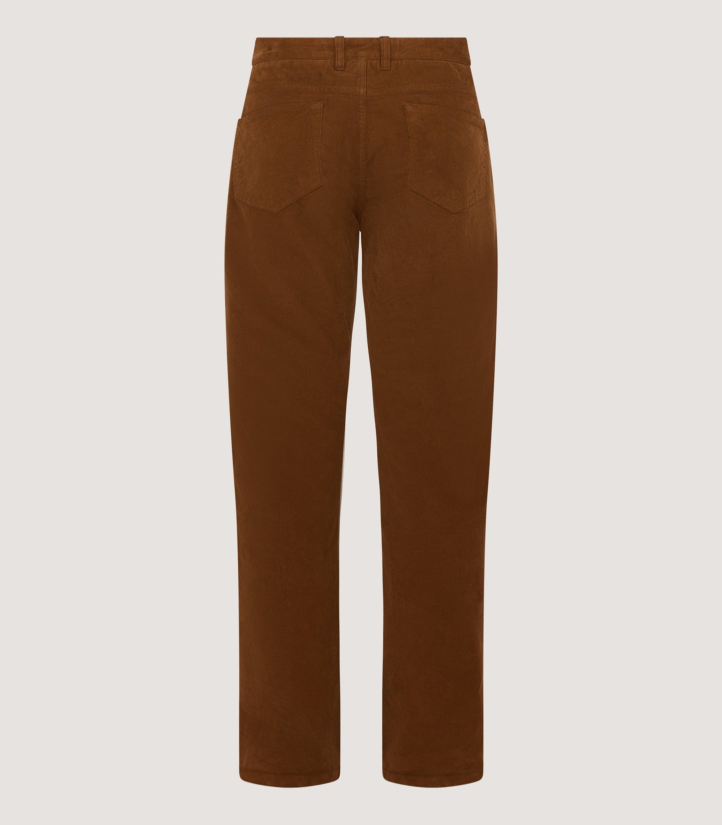 Men's Five Pocket Corduroy Trousers in Walnut
