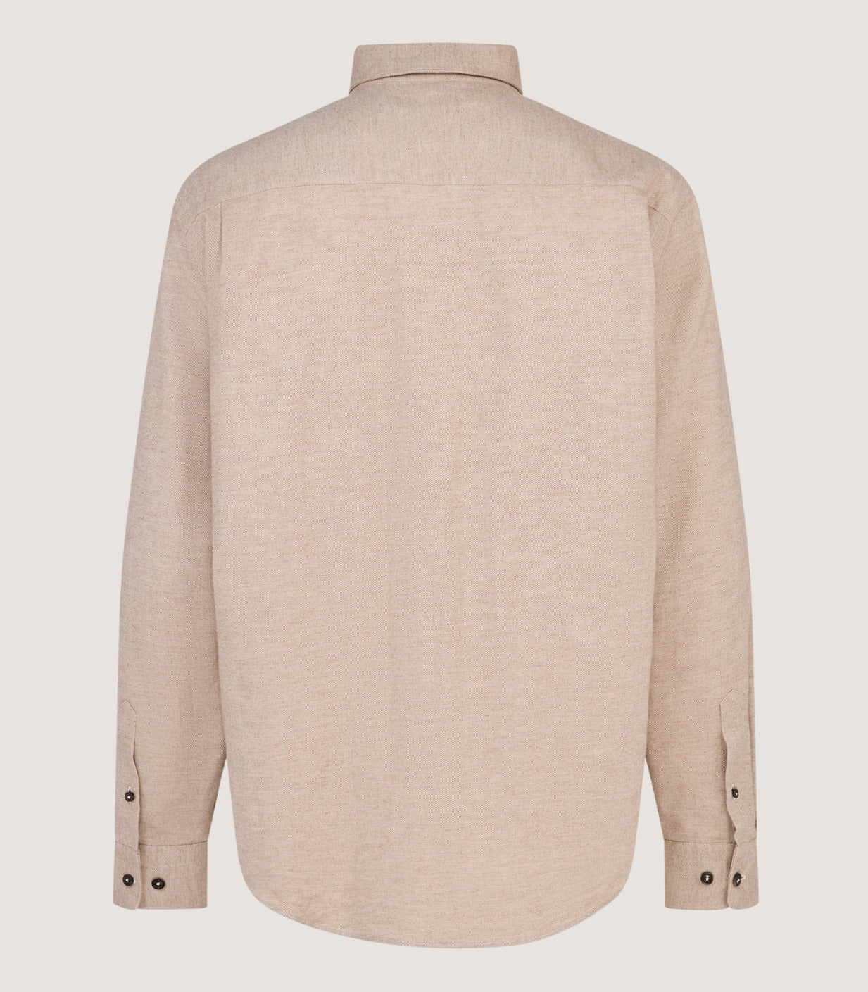 Men's Herringbone Shirt in Camel