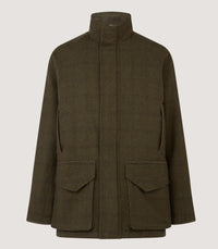 Men's Raglan Tweed Field Coat in Frederick Box Check