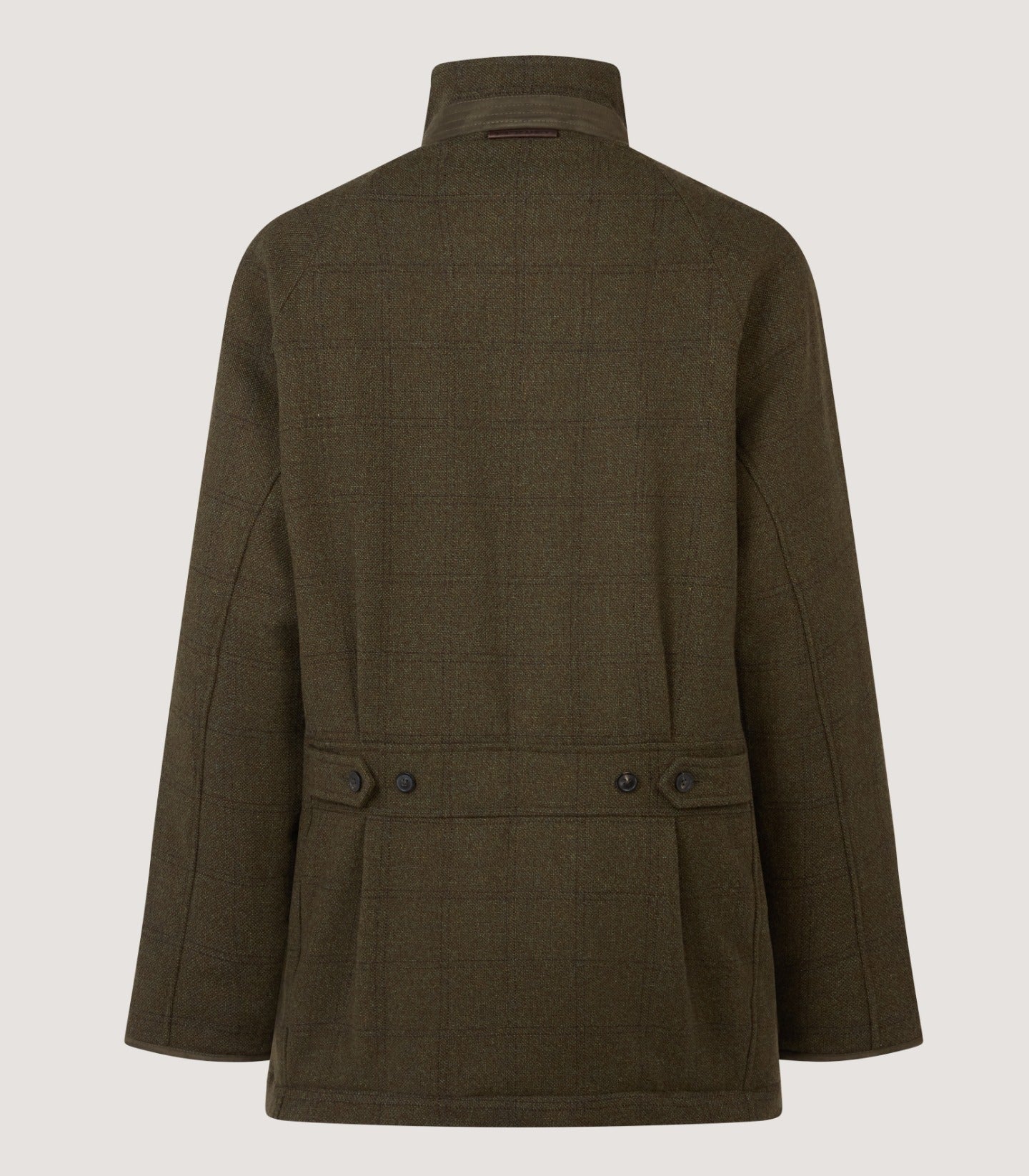 Men's Raglan Tweed Field Coat in Frederick Box Check
