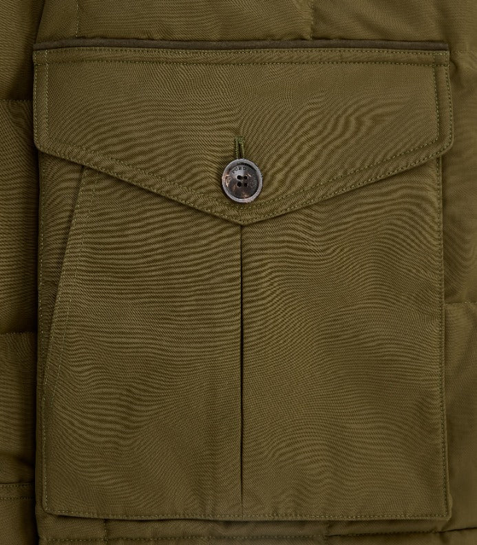 Men's Snowden Quilted Jacket in Military