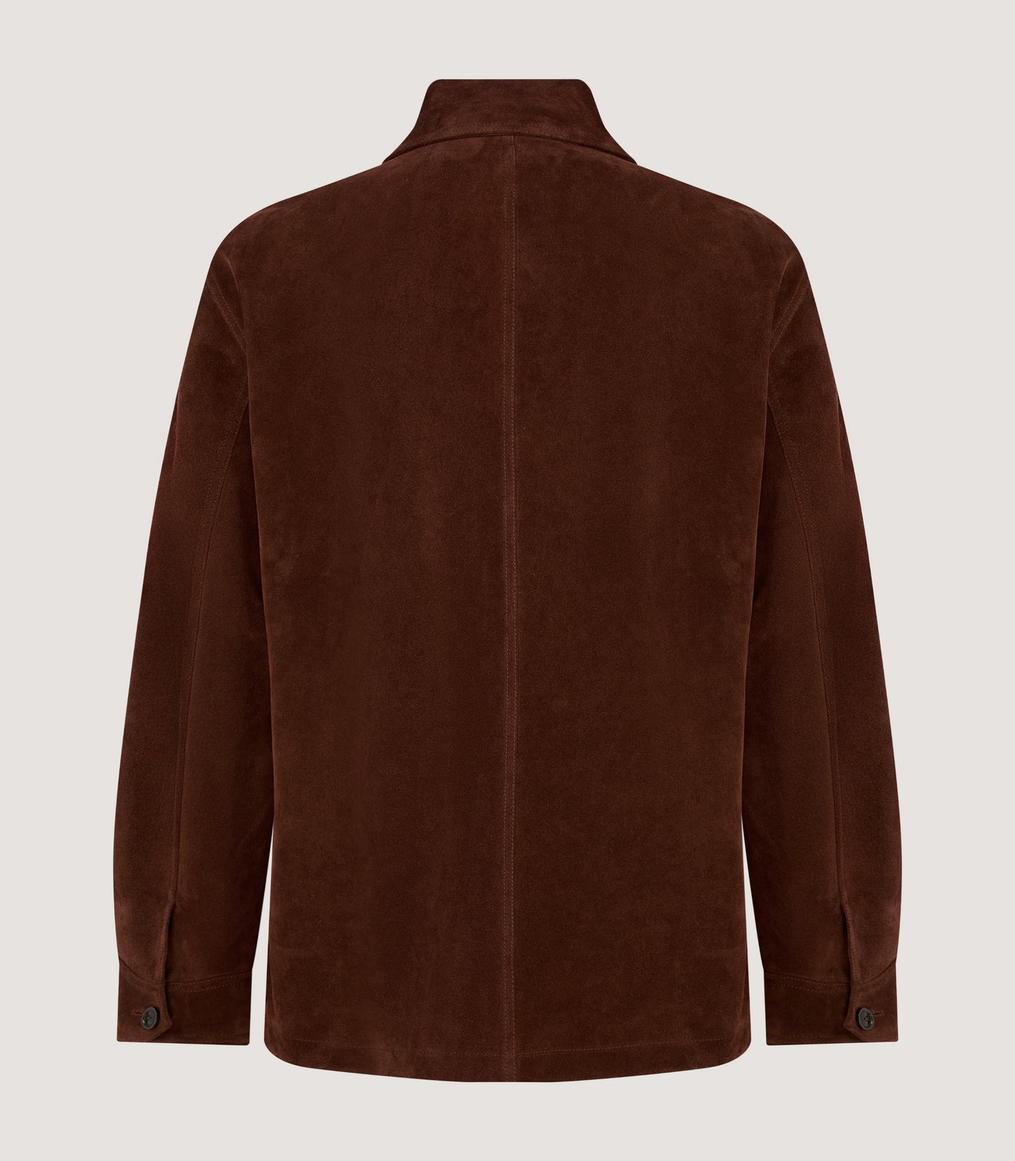 Men's Suede Lyall Jacket in Coffee
