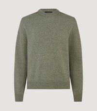 Men's Tom Purdey Round Neck Sweater in Moss