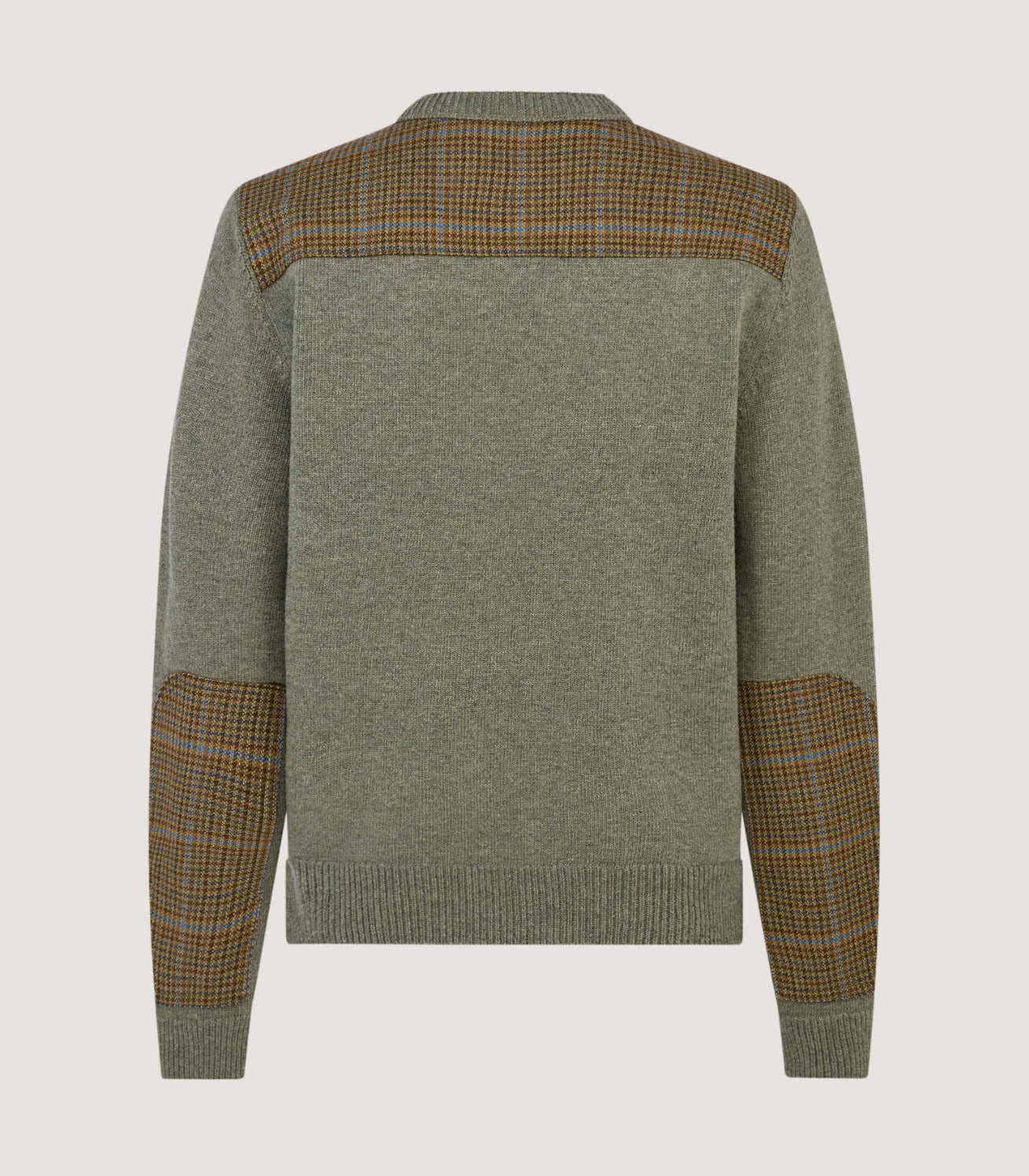 Men's Tom Purdey Round Neck Sweater in Moss