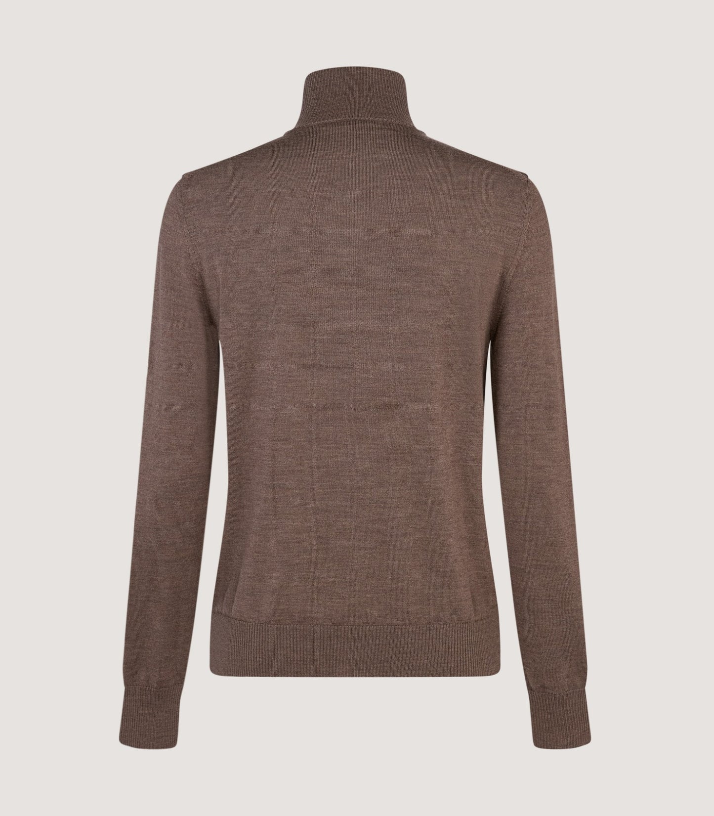 Men's Linton Long Sleeve Sweater in Dark Taupe