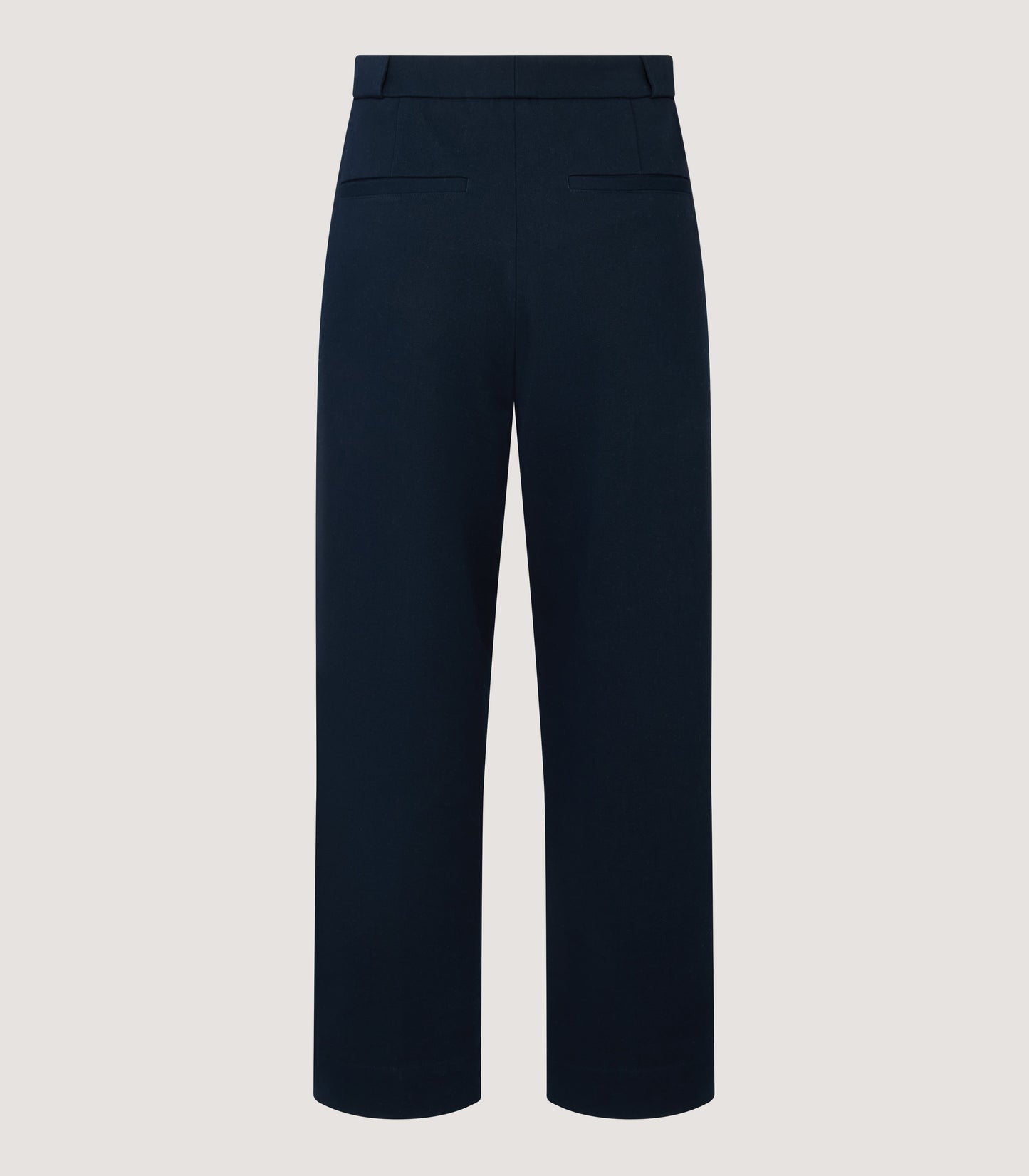 Women's Cotton Patch Pocket Trousers in Midnight