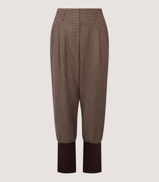 Women's Cashmere Tweed Shooting Breeks With Storm Cuff in Torridon Check