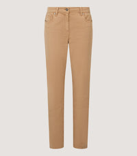 Women's Five Pocket Trousers in Khaki