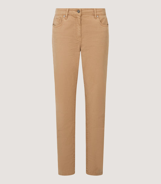 Women's Five Pocket Trousers in Khaki