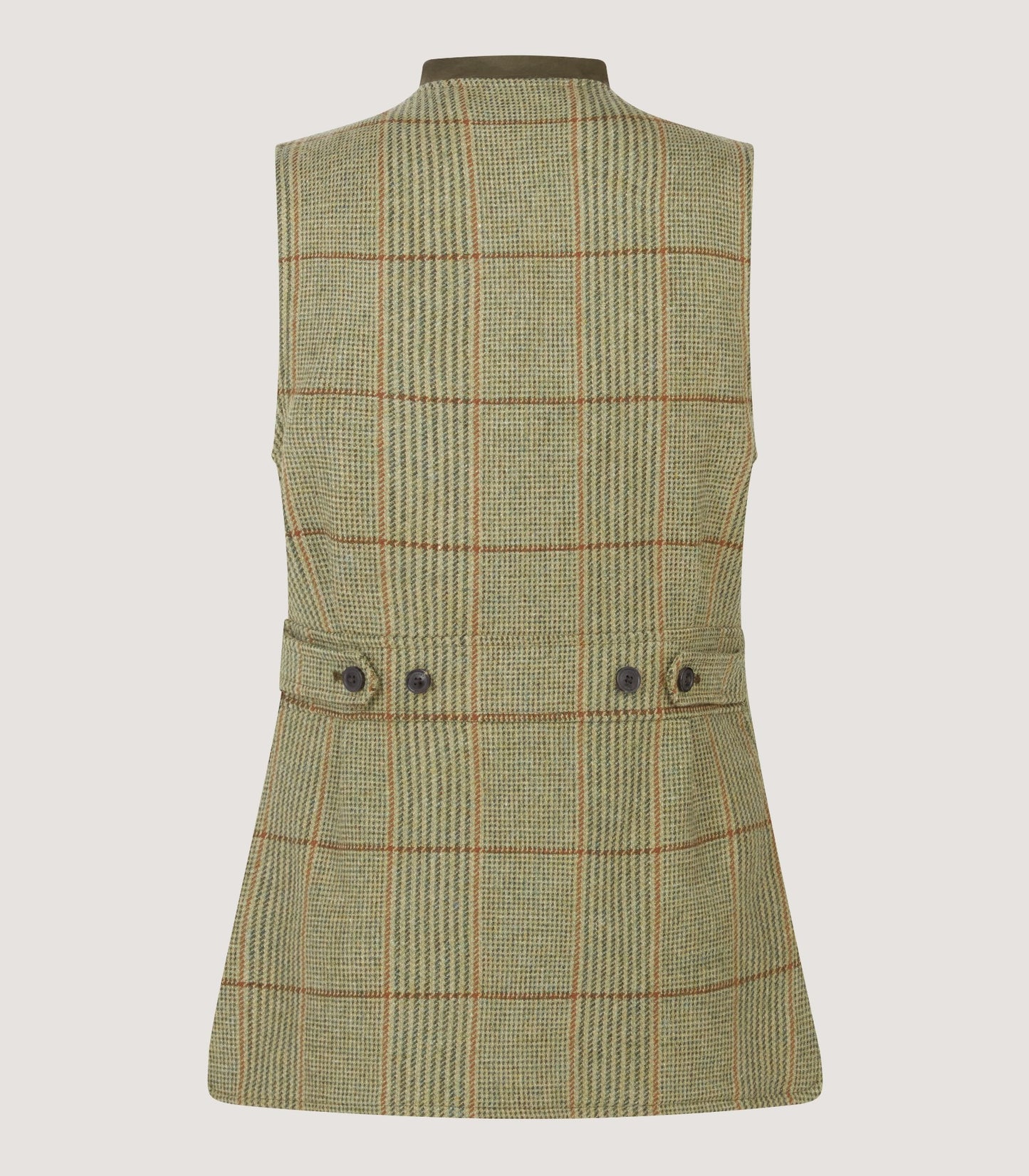 Women's Tweed Shooting Vest in Russel Check