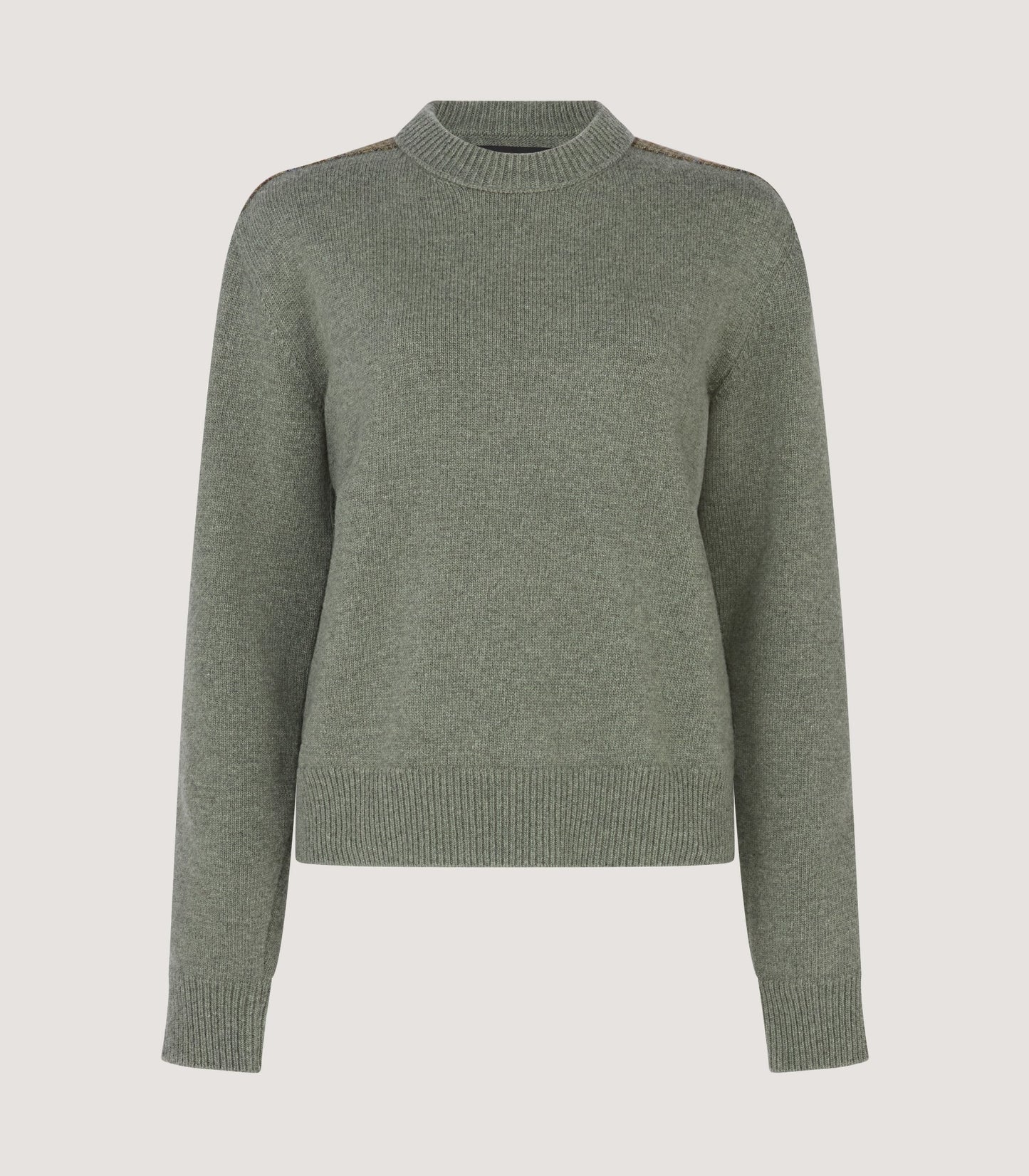 Women's Tom Purdey Round Neck Sweater in Moss