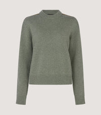 Women's Tom Purdey Round Neck Sweater in Moss