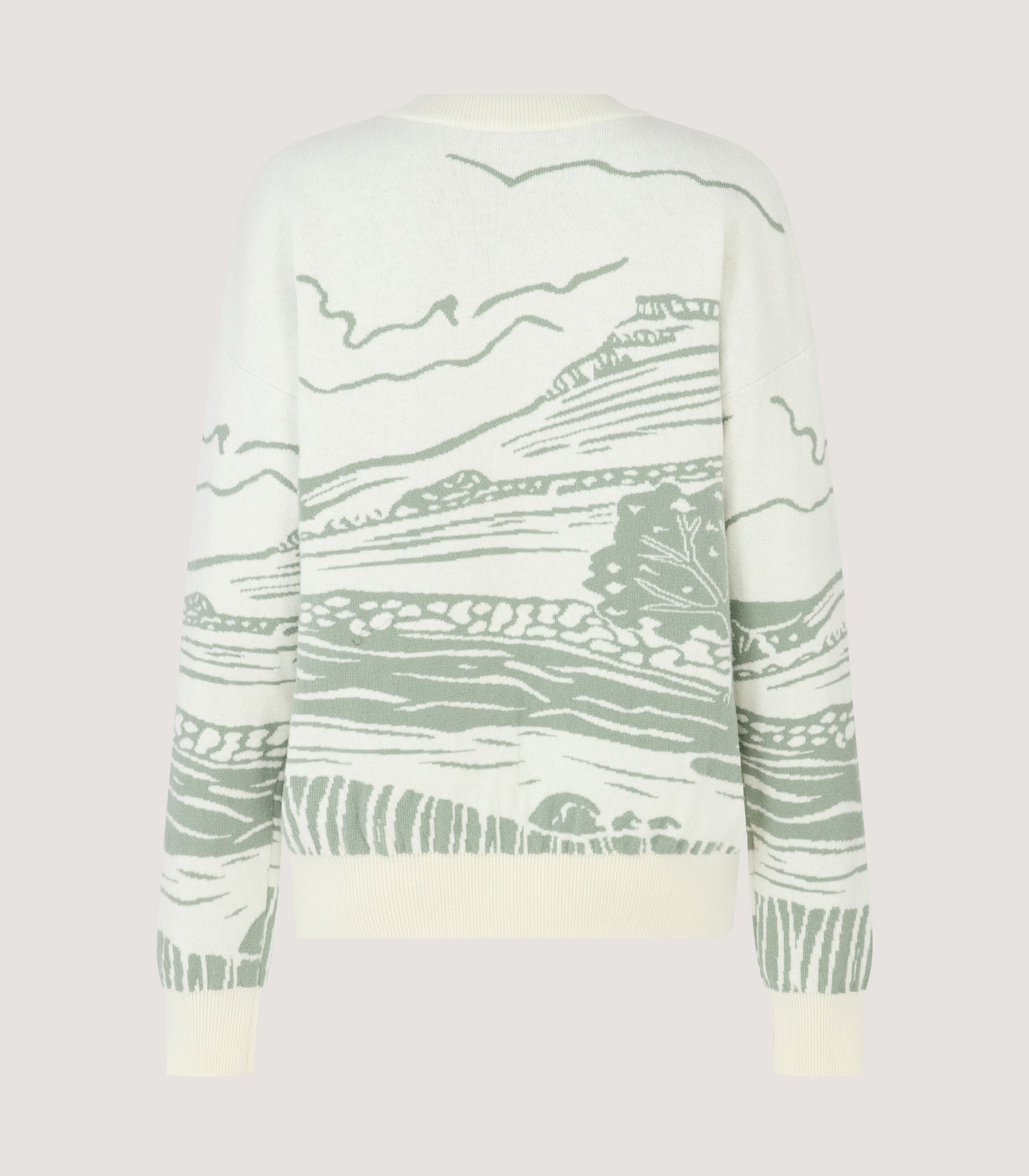 Women's British Landscape Sweater in Ivory