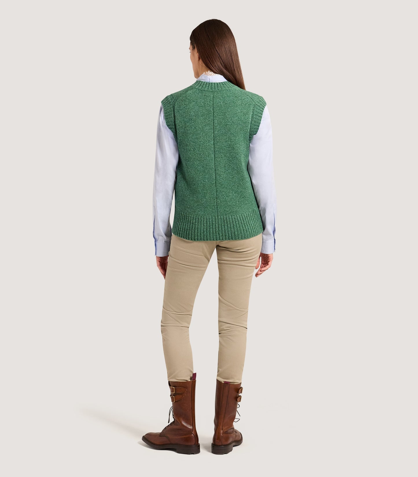 Women's Islay British Outdoor Vest in Moss